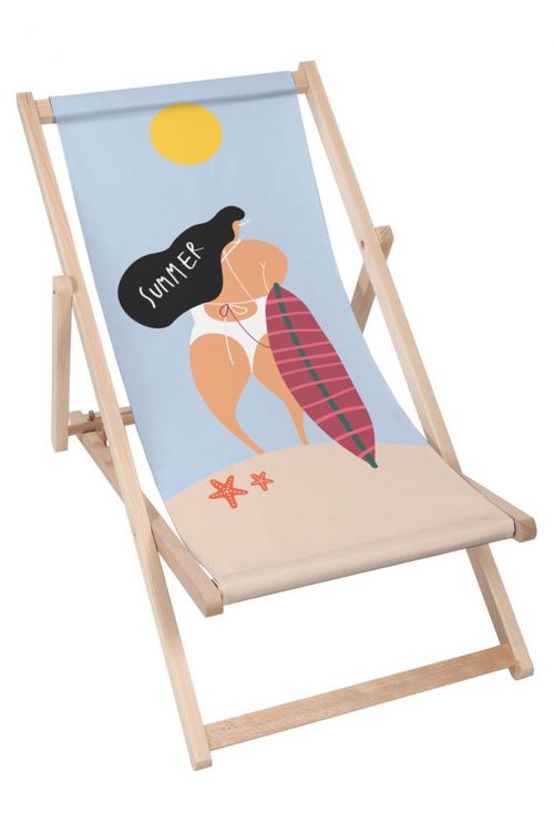Leżak drewniany Summer Vibe