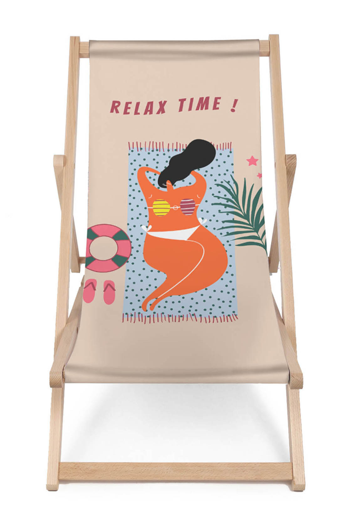 Leżak drewniany Relax Time