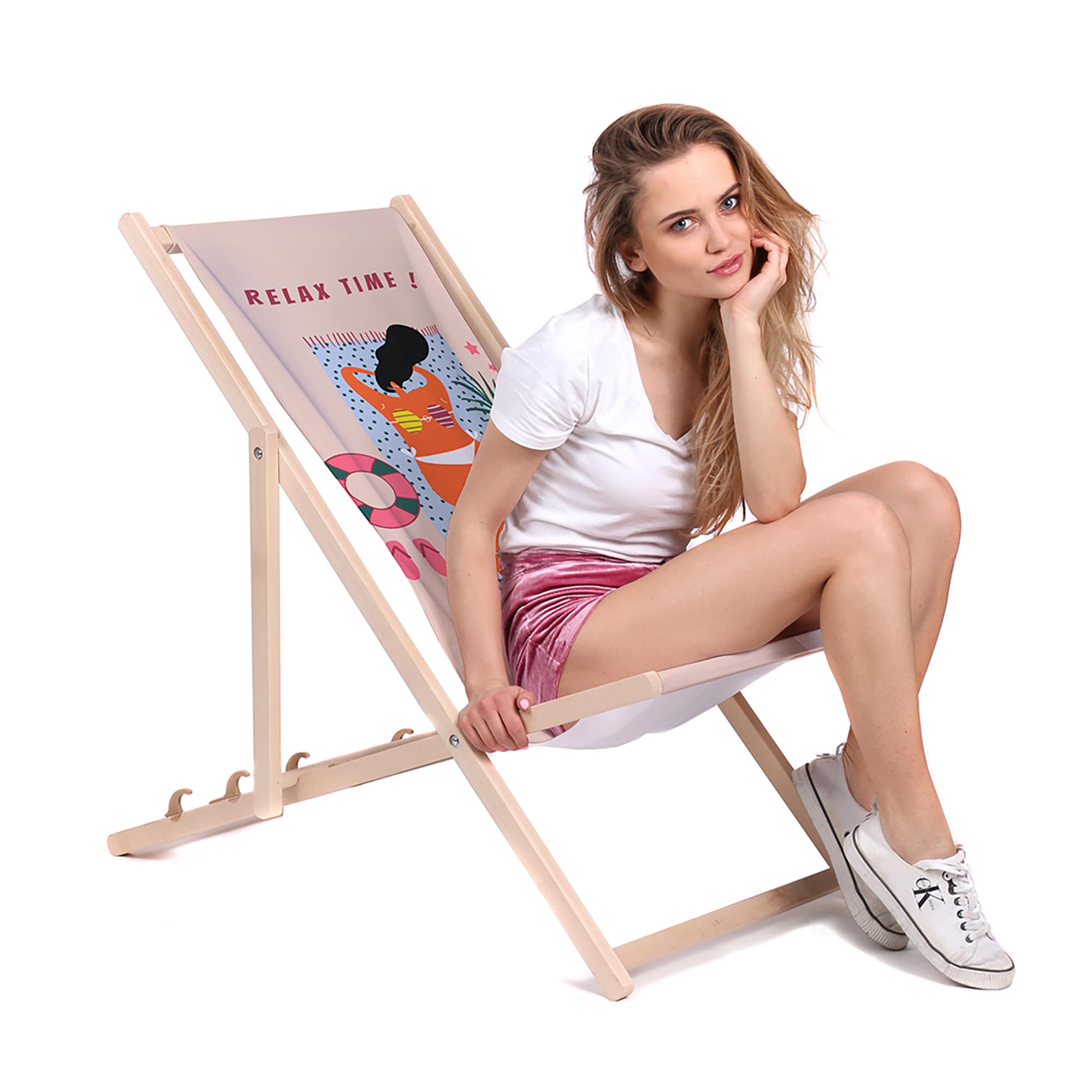 Leżak drewniany Relax Time