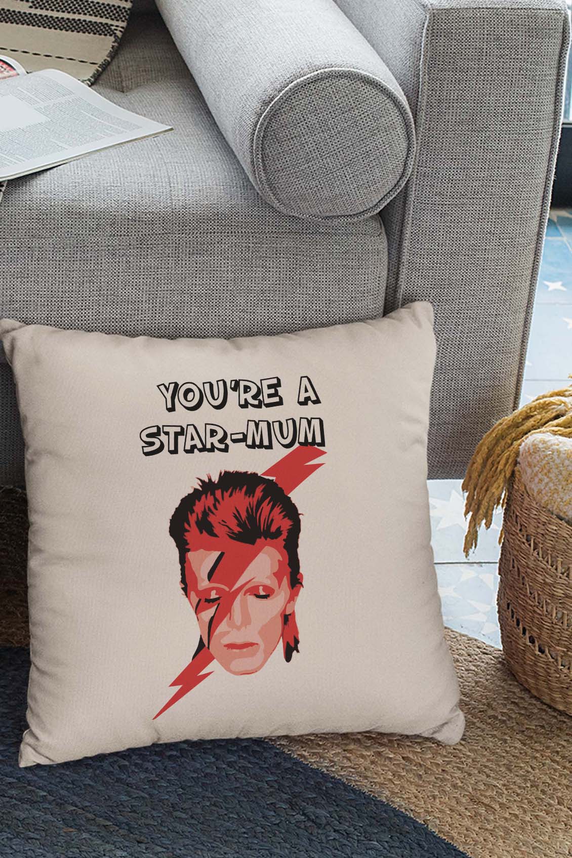 Poduszka Bawełniana Canvas Star-Mum 