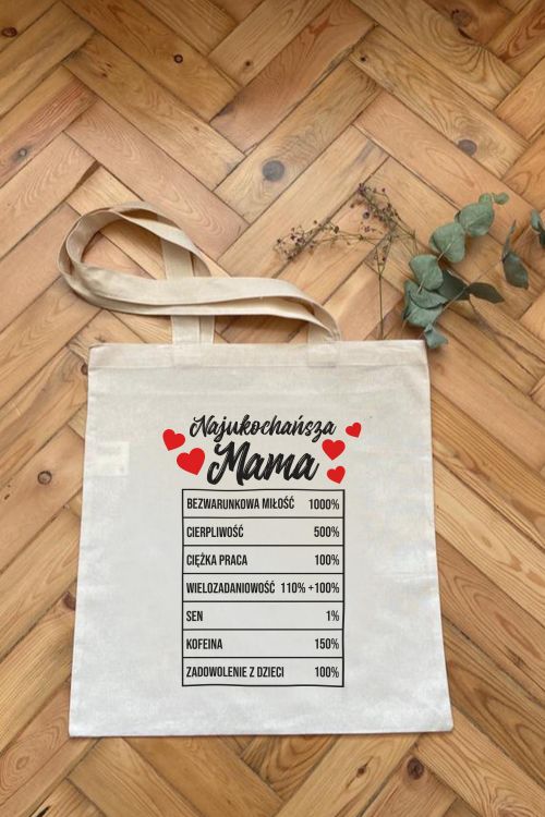 Torba Eko Ecru Najukochańsza Mama