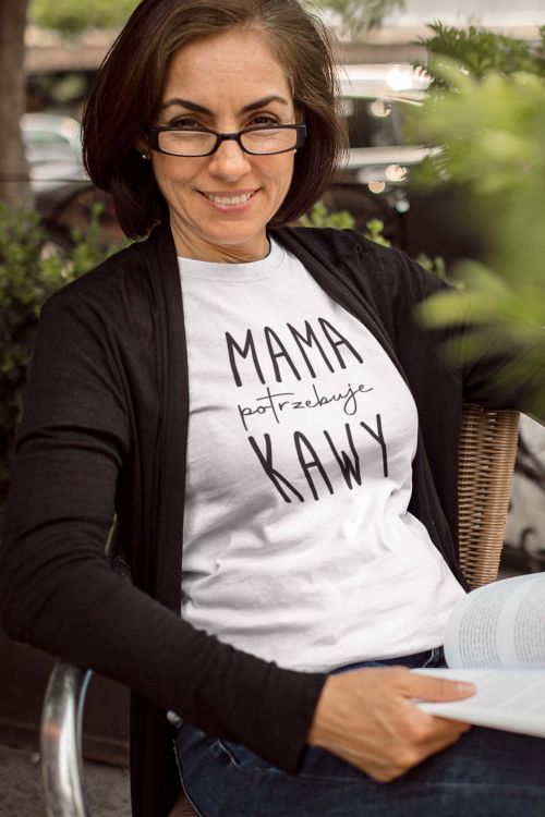 T-shirt Mama Potrzebuje Kawy