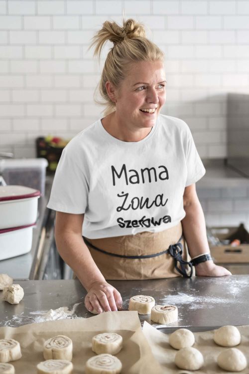 T-shirt Mama Żona Szefowa
