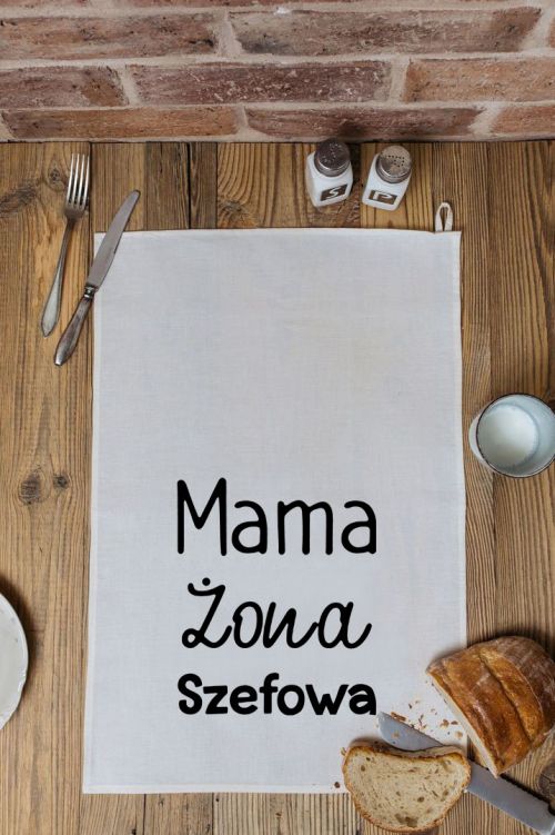 Ręcznik kuchenny Mama Żona Szefowa