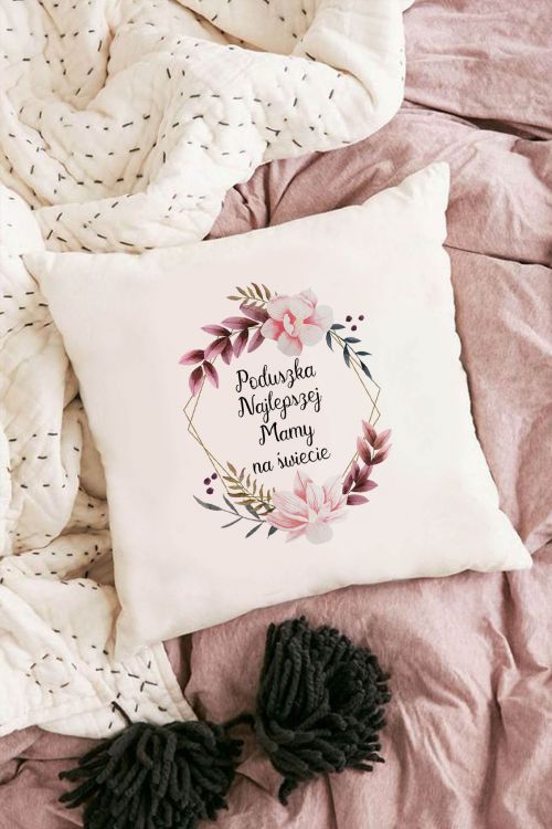 Poduszka Bawełniana Canvas Najlepszej Mamy Na Świecie