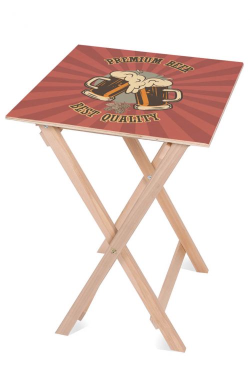 Stolik drewniany Premium Beer