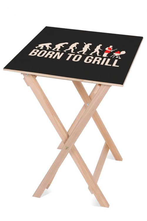 Stolik drewniany Born To Grill