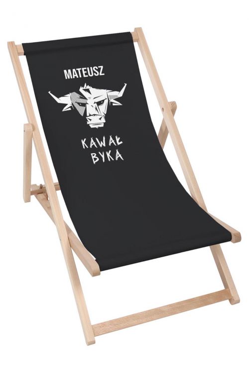 Leżak klasyczny Personalizacja Kawał Byka
