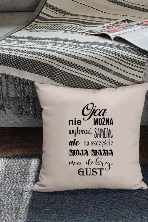 Poduszka Bawełniana Canvas Dobry Gust Mamy