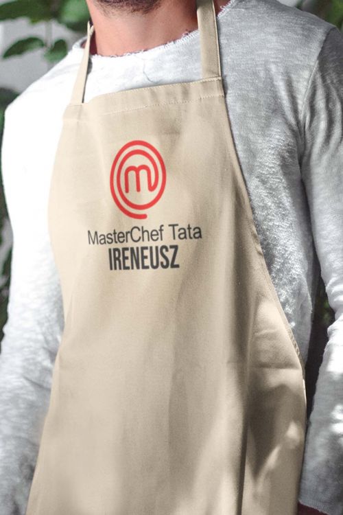 Fartuch Bawełniany Personalizacja MasterChef Tata