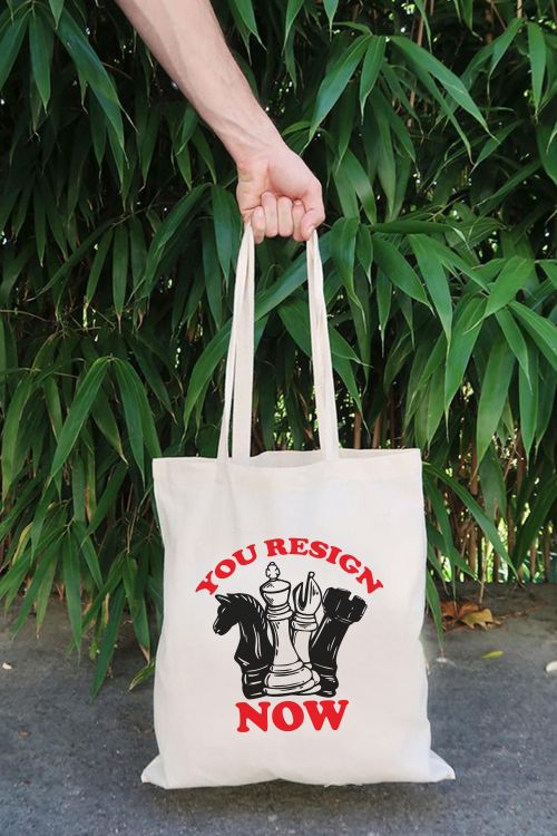 Torba eko ecru You Resign Now 
