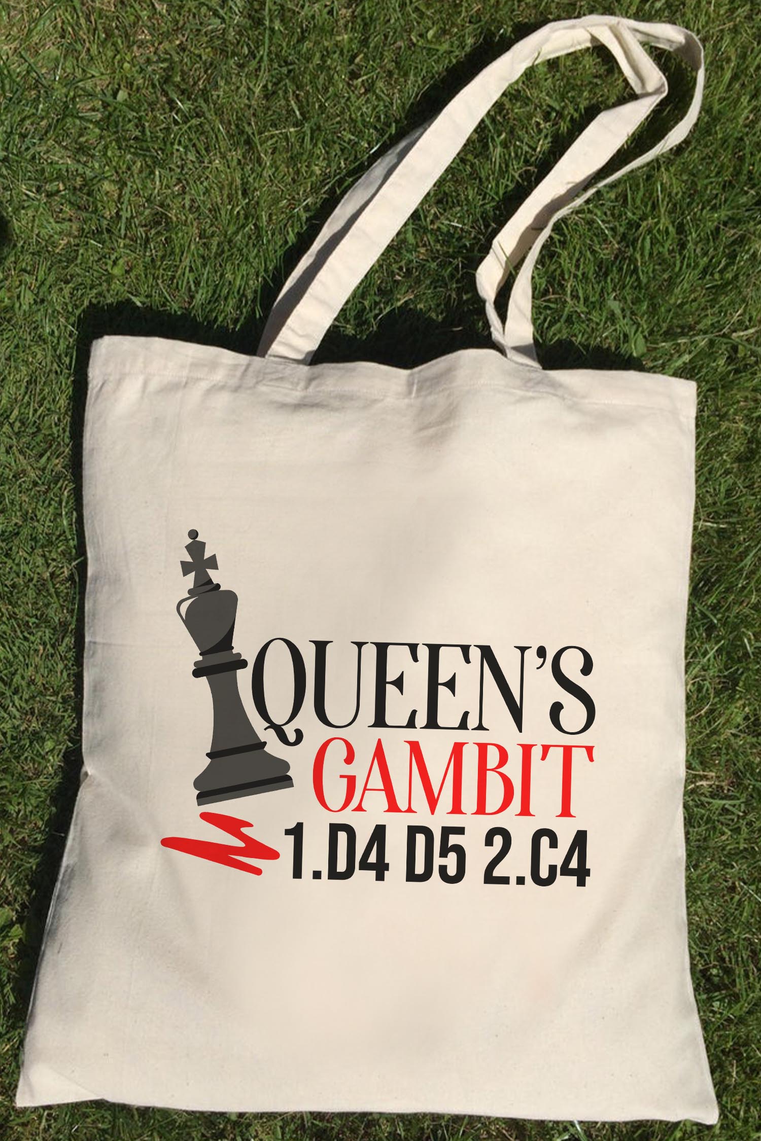 Torba eko ecru Gambit 1. d4 d5. 