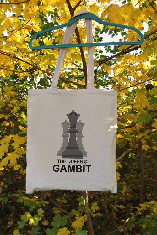 Torba eko ecru The Queen’s Gambit