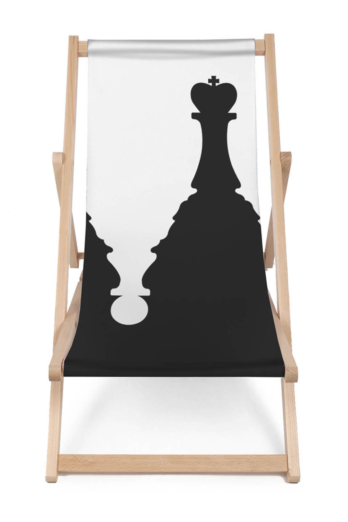 Leżak klasyczny King & Queen B&W