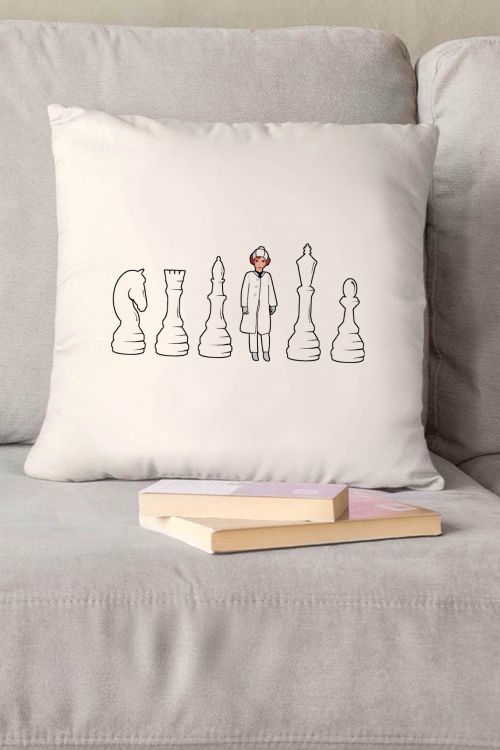 Poduszka Bawełniana Canvas The Queen