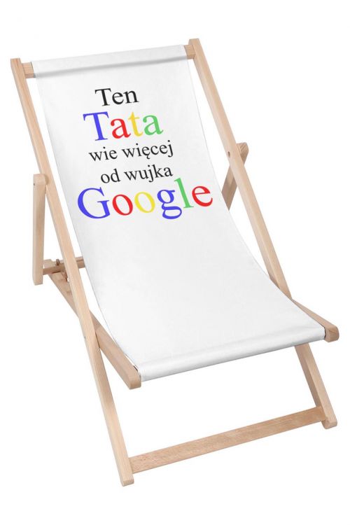 Leżak klasyczny Tata Wie Więcej