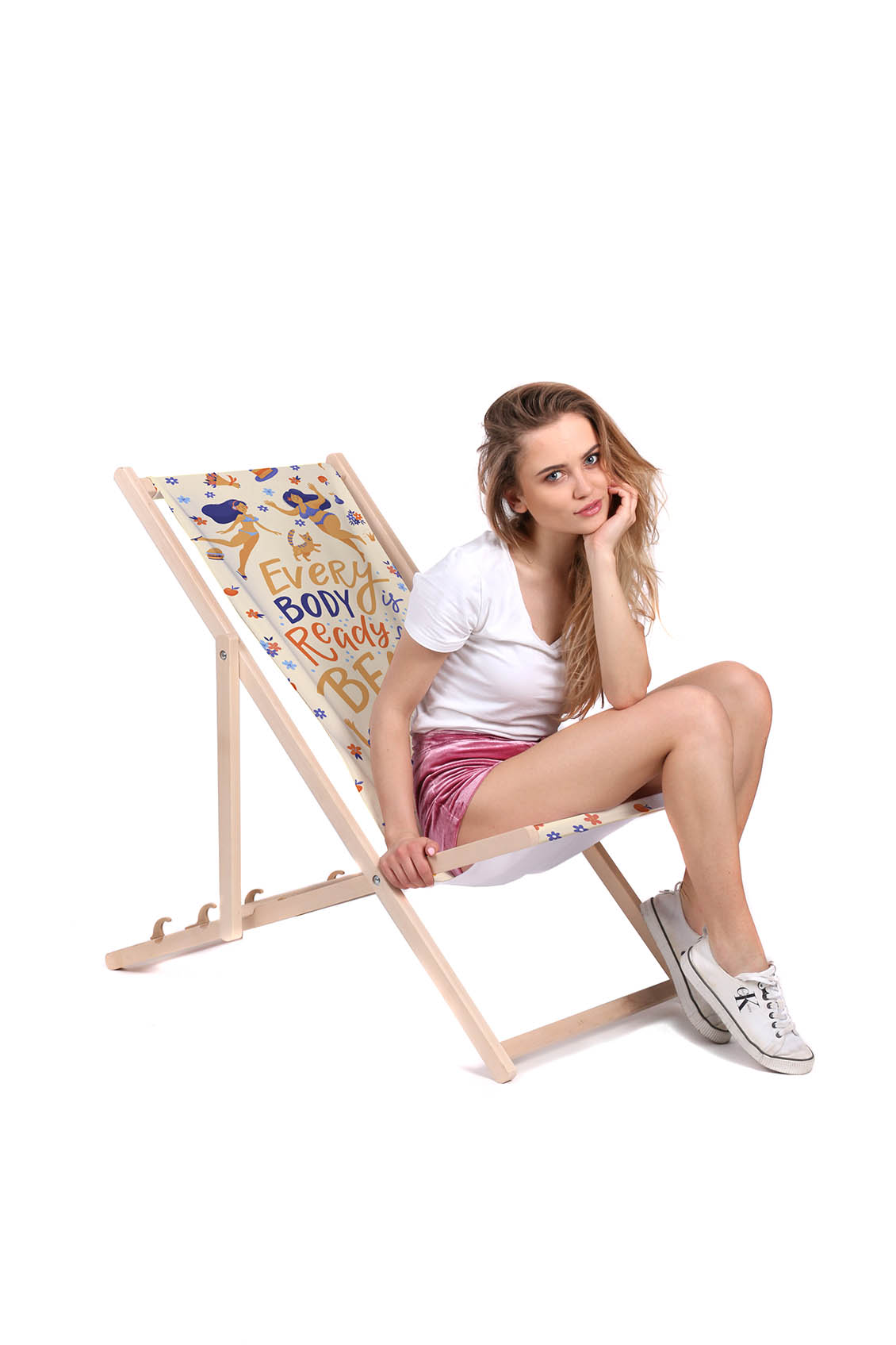 Leżak klasyczny Every Body is Beach Body