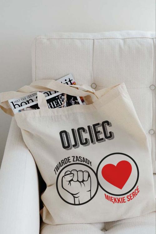 Torba Eko Ecru Ojciec Twarde Zasady