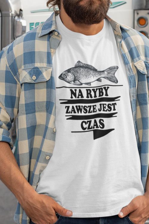 T-shirt oversize Czas Na Ryby