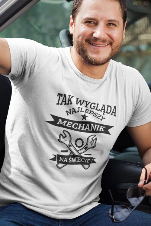 T-shirt oversize Najlepszy Mechanik