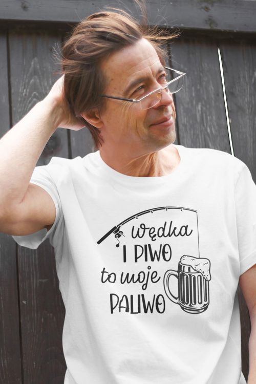 T-shirt oversize Wędka i Piwo