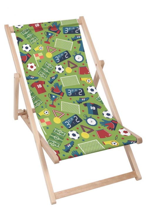 Leżak klasyczny Football Green