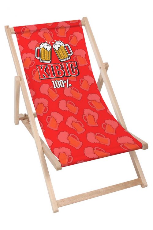 Leżak klasyczny Kibic 100%