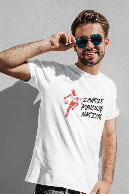 T-shirt oversize Zawsze Kibicuje Naszym