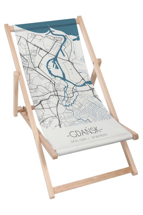 Leżak klasyczny Mapa Gdańsk