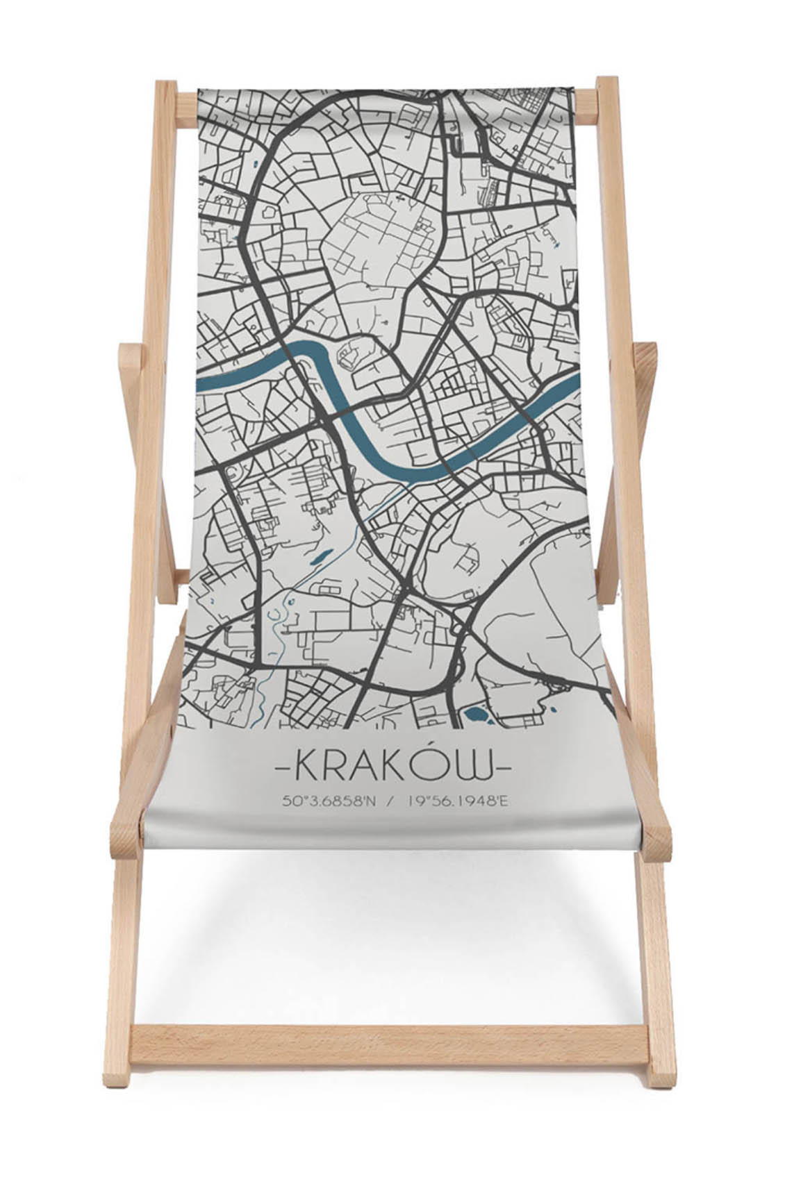 Leżak klasyczny Mapa Kraków