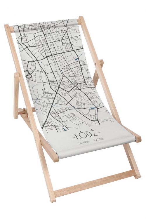 Leżak klasyczny Mapa Łódź