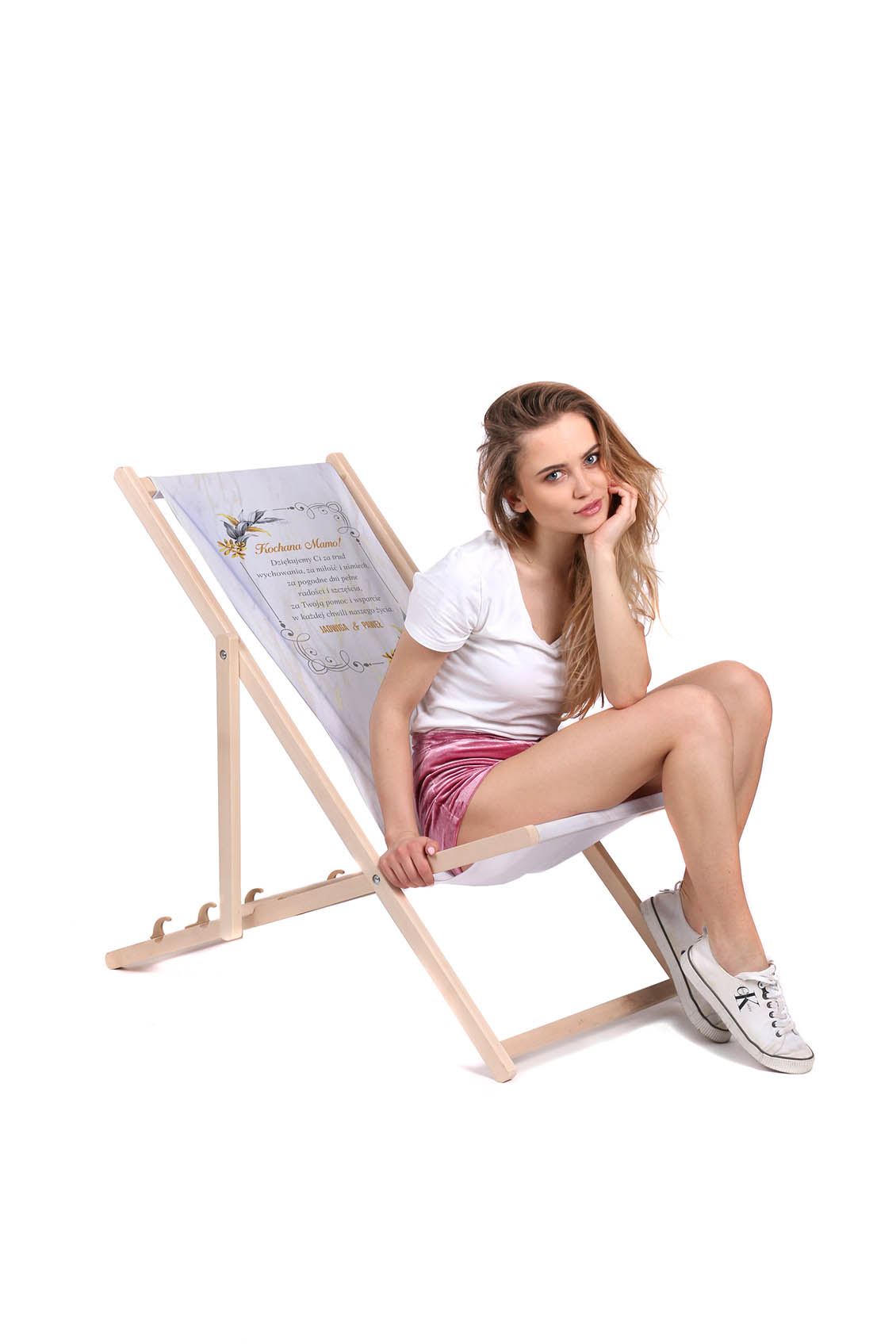 Leżak klasyczny Personalizacja Kochana Mamo