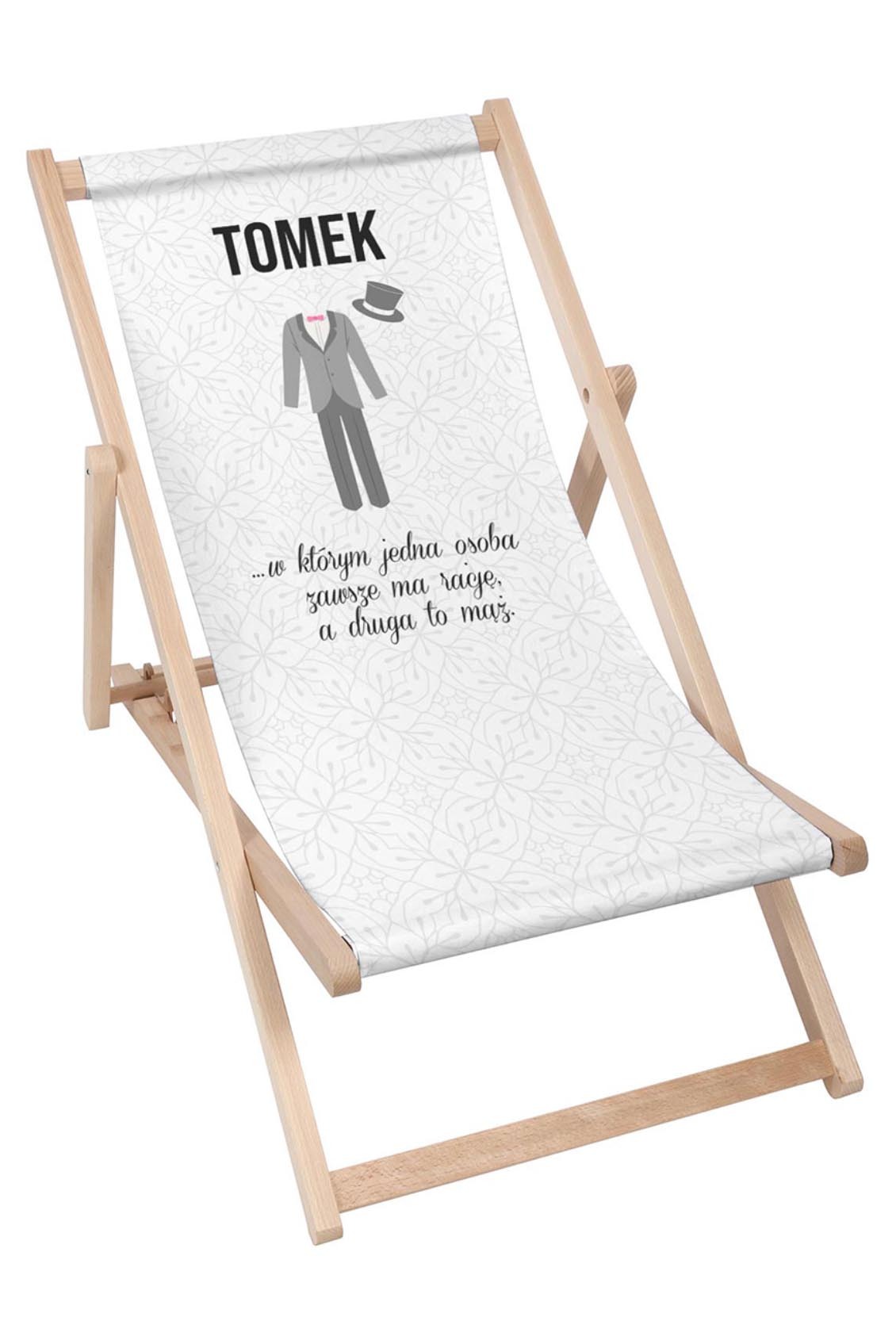 Komplet Leżaków Personalizacja Małżeństwo