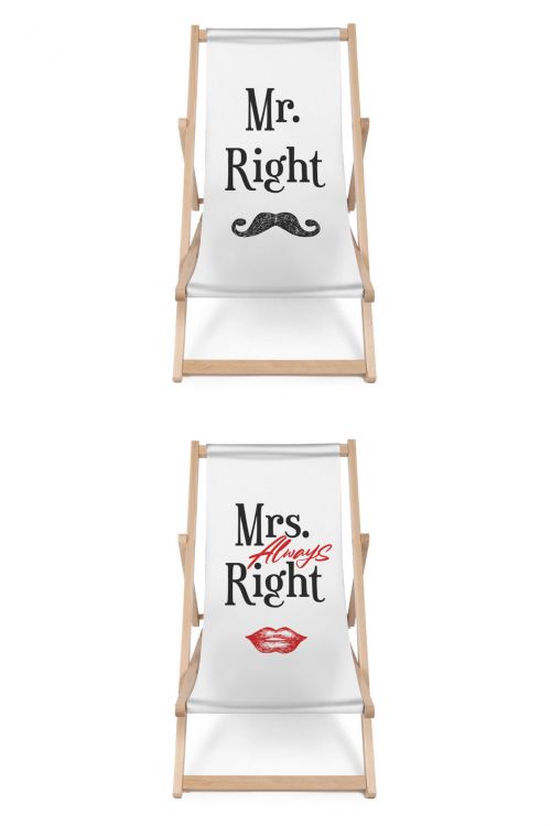 Komplet Leżaków Mr. & Mrs. Always Right