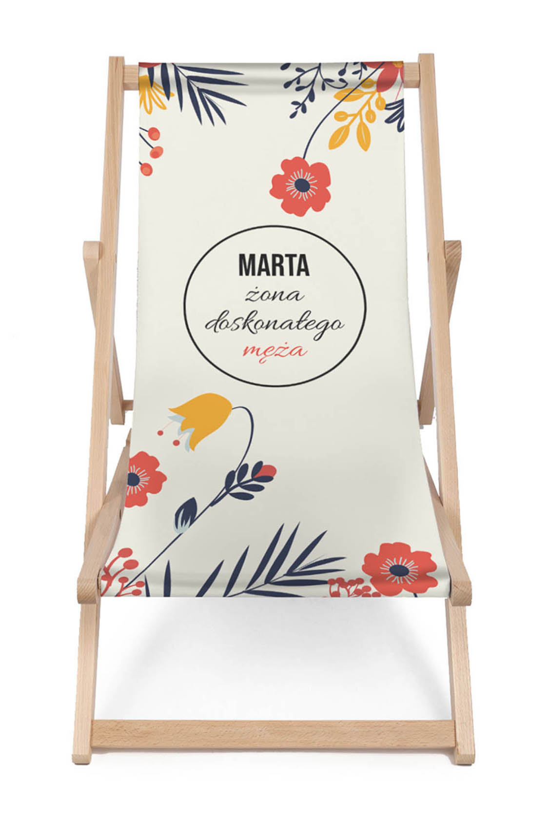 Komplet Leżaków Personalizacja Doskonałe Małżeństwo