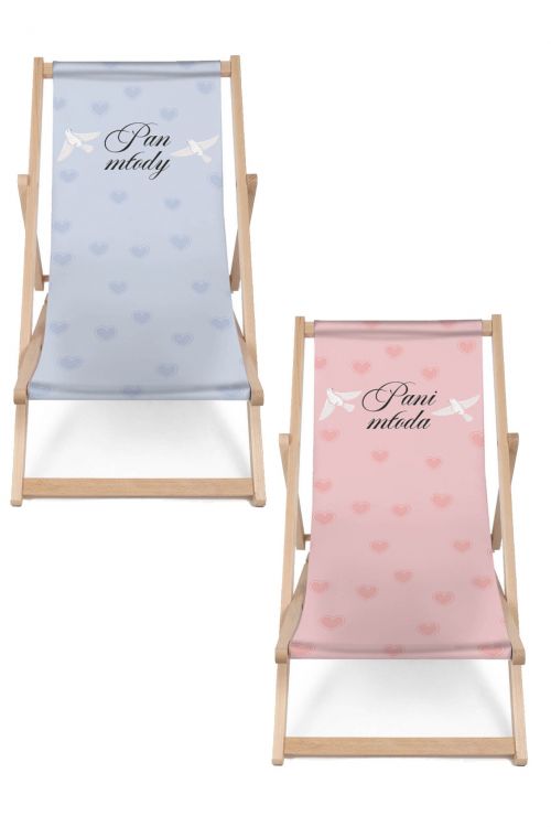 Komplet Leżaków Gołębie