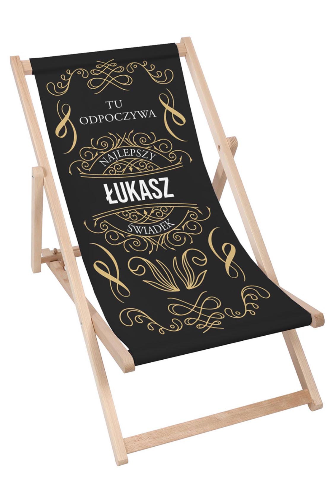 Komplet Leżaków Personalizacja Świadkowa & Świadek Ramka