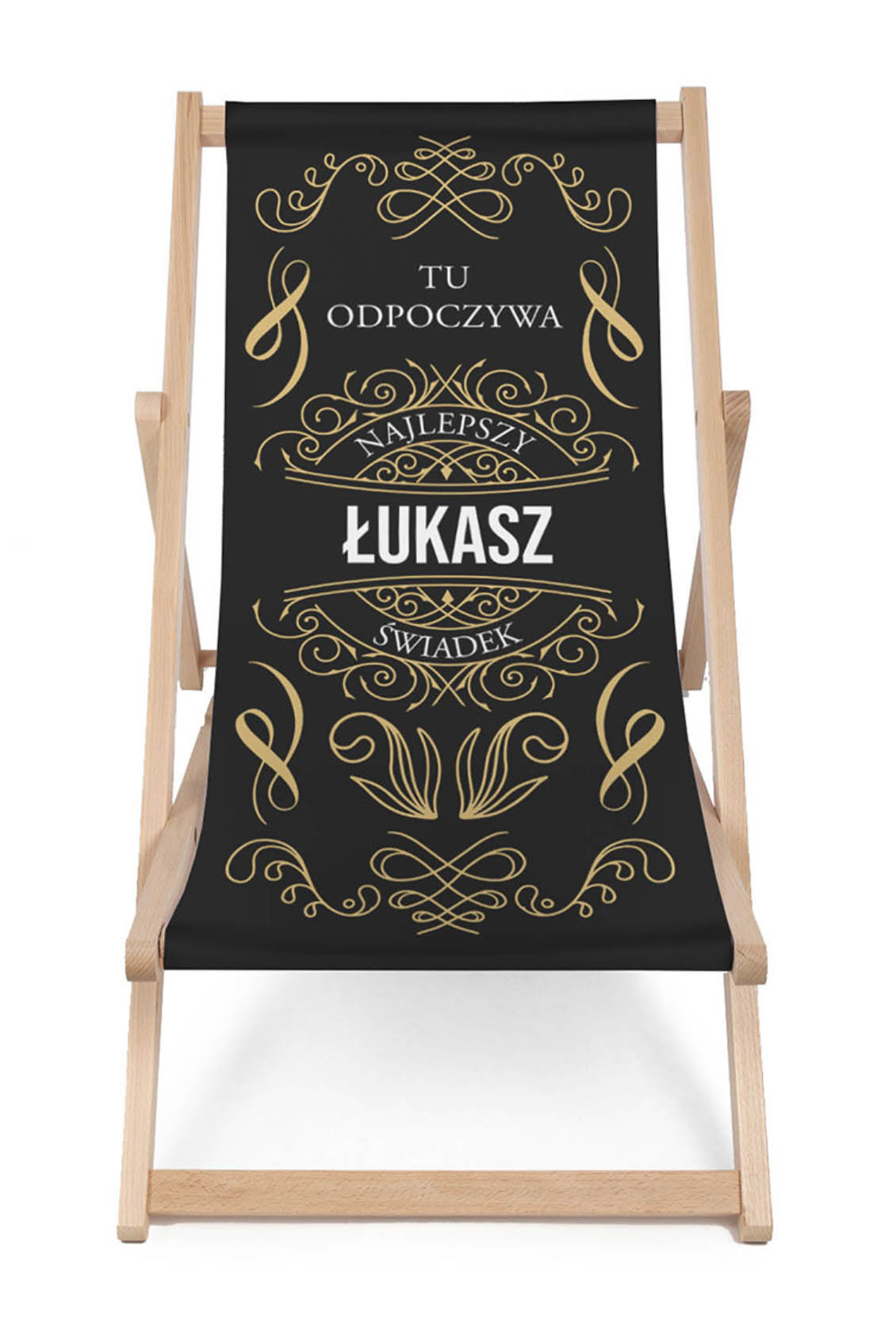 Komplet Leżaków Personalizacja Świadkowa & Świadek Ramka