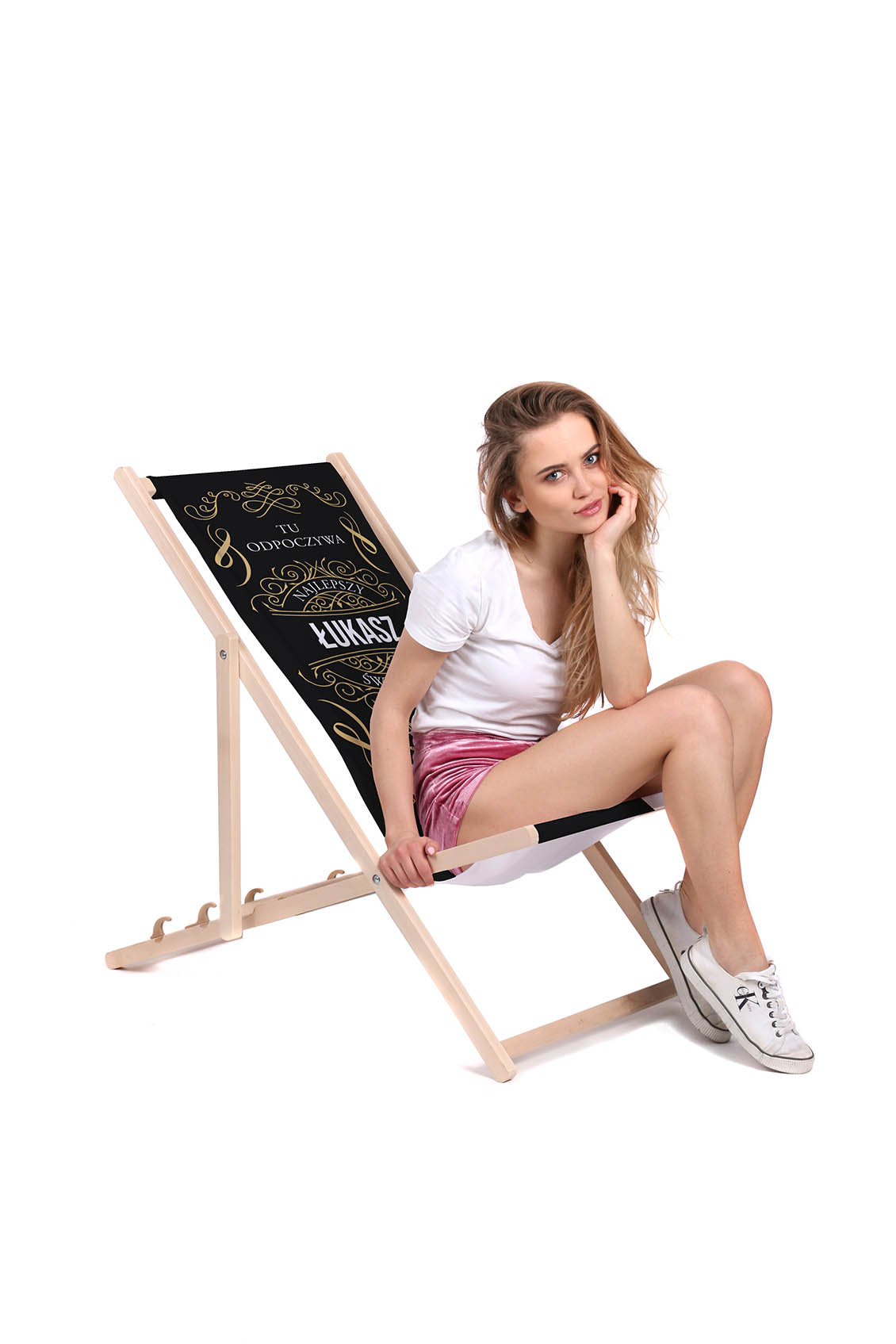 Komplet Leżaków Personalizacja Świadkowa & Świadek Ramka