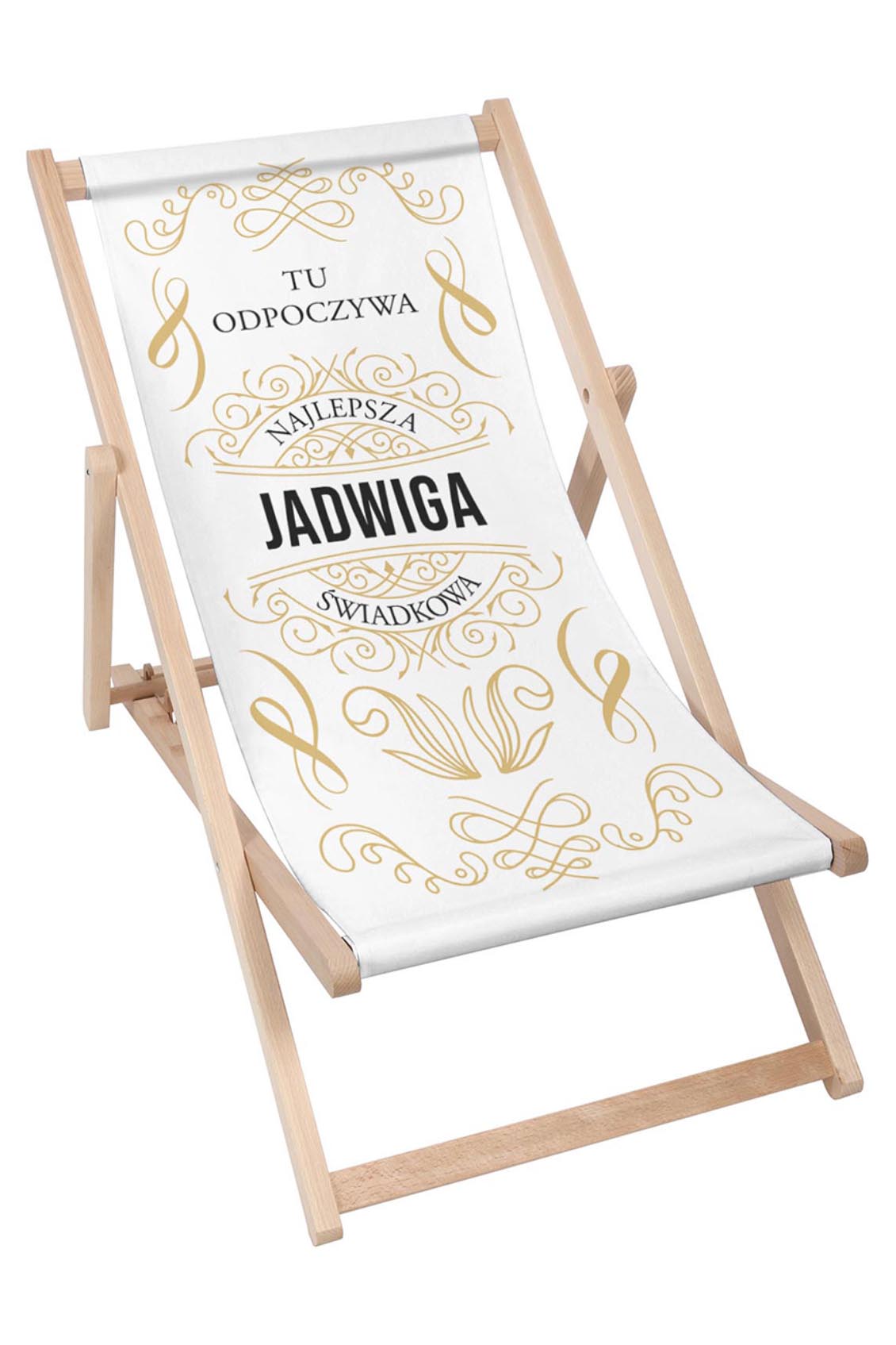 Komplet Leżaków Personalizacja Świadkowa & Świadek Ramka