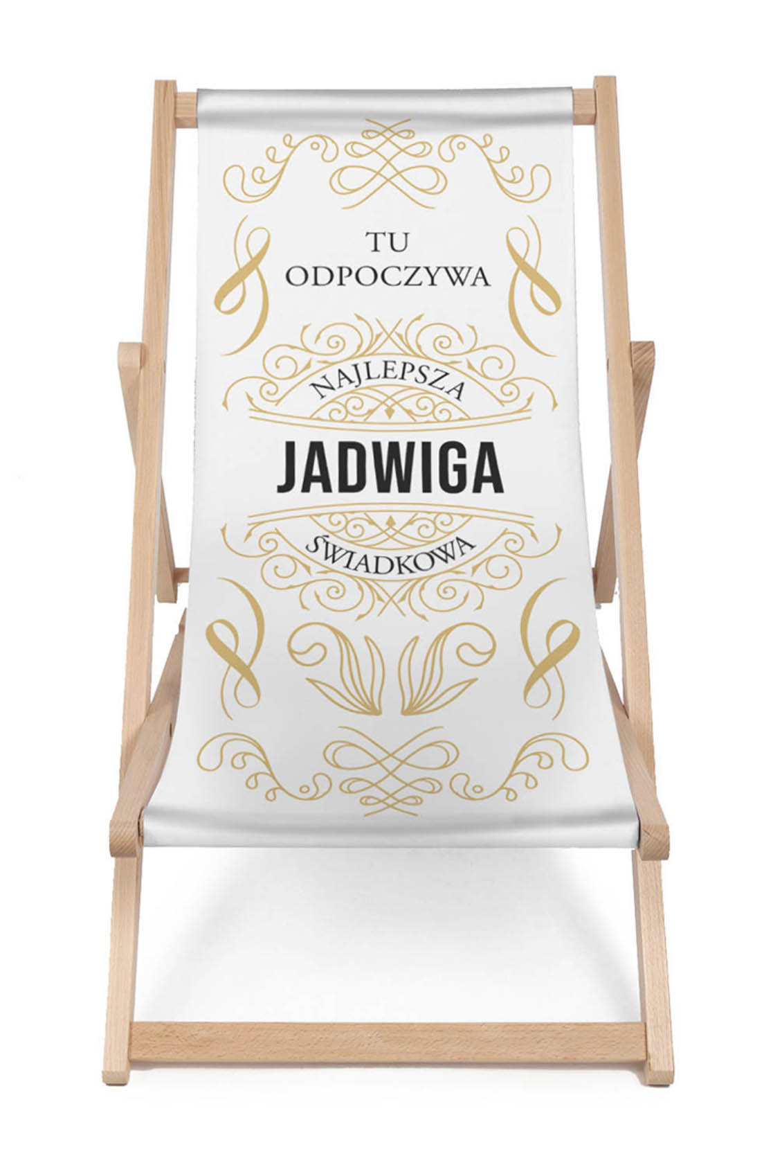 Komplet Leżaków Personalizacja Świadkowa & Świadek Ramka