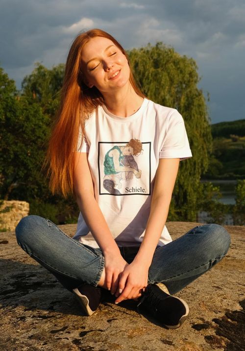 T-shirt oversize Schiele