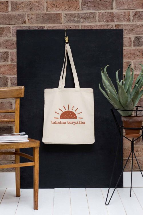Torba Bawełniana Lokalna Turystka