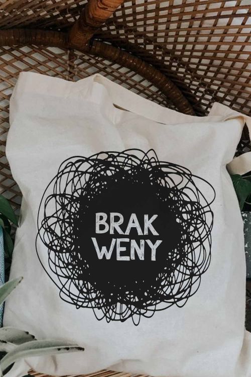 Torba eko ecru Brak Weny