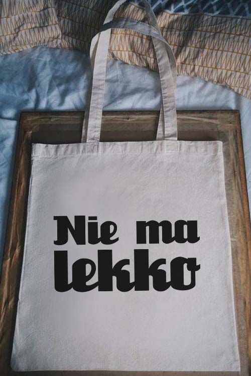 Torba eko ecru Nie Ma Lekko