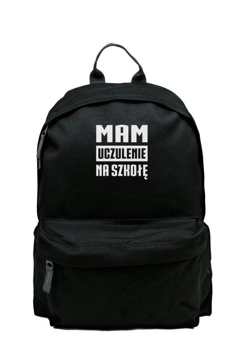 Plecak Simple Mam uczulenie na szkołę