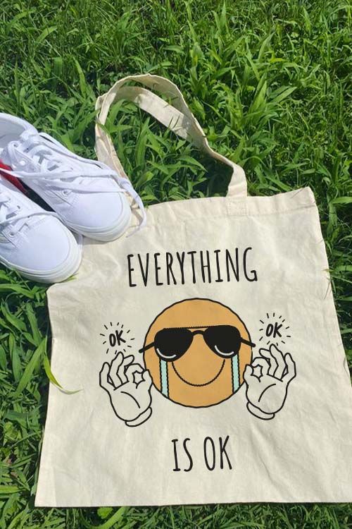 Torba eko ecru Everything is OK