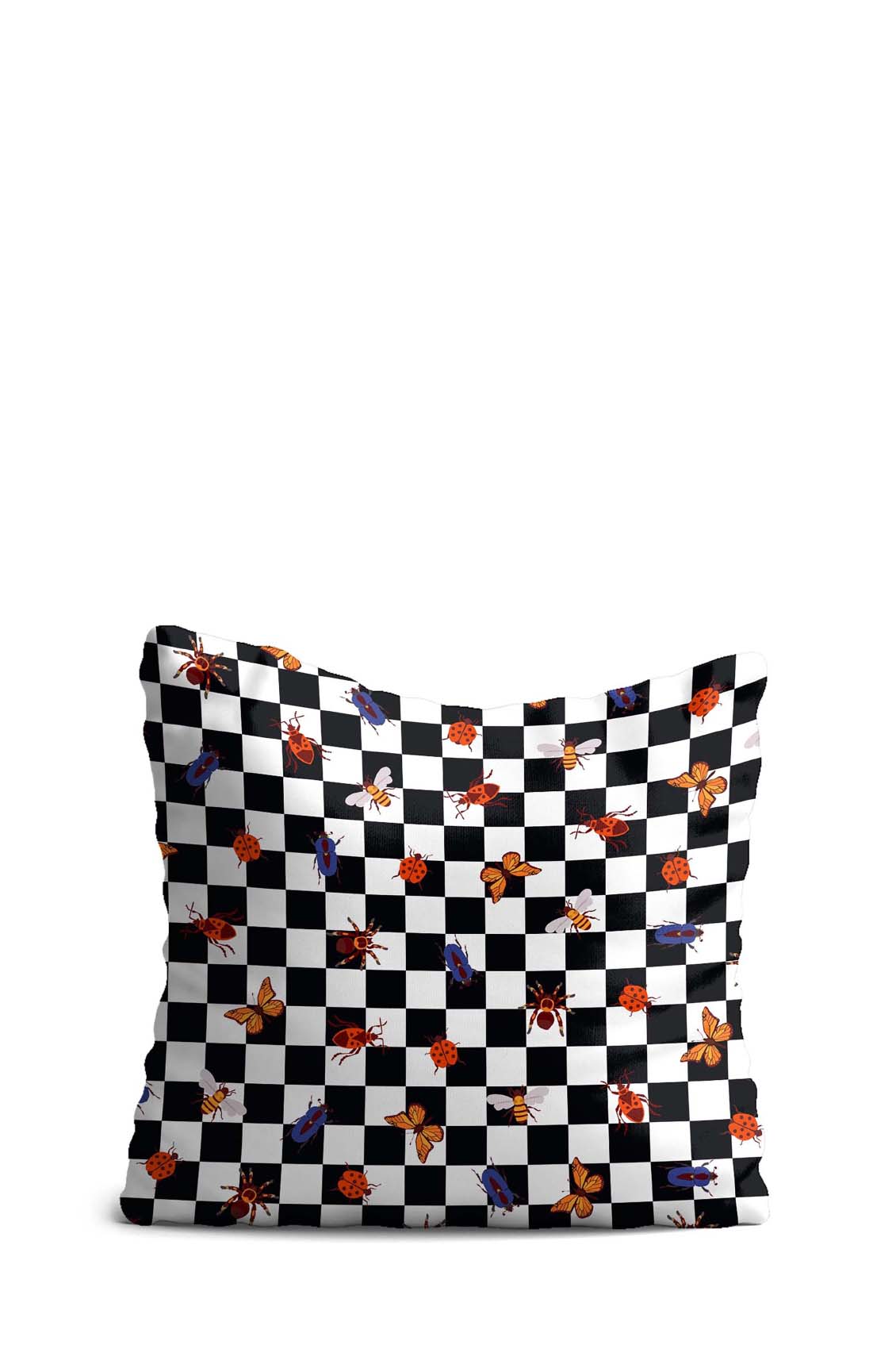 Poduszka Checkered Bugs