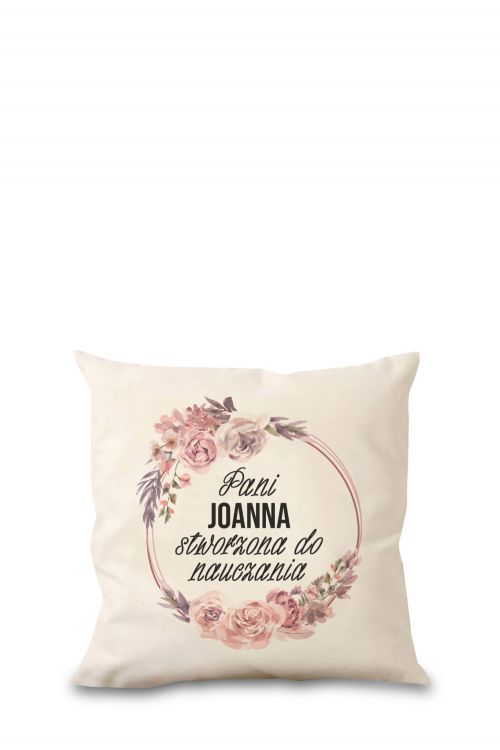 Poduszka bawełniana Canvas PERSONALIZACJA Stworzona do nauczania
