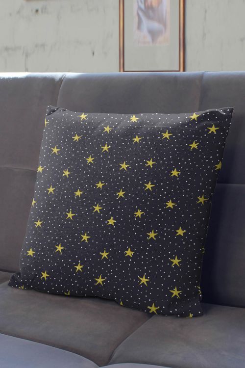 Poduszka Złote gwiazdeczki